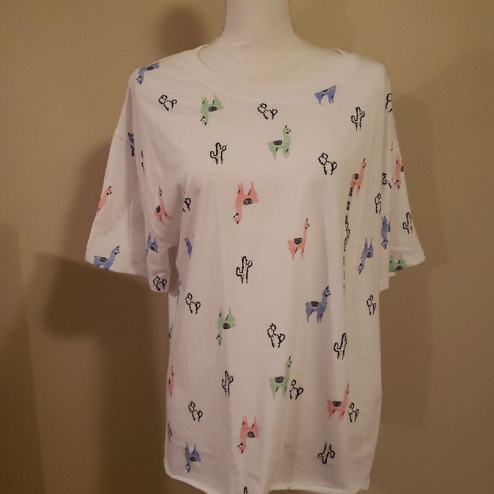 Llama Graphic Tee - Juniors 2XL